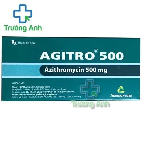 Agitro 500 - Thuốc chống nhiễm khuẩn của Agimexpharm