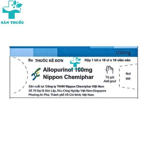 Allopurinol 100mg Nippon Chemiphar