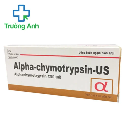 Alpha-Chymotrypsin-US- Thuốc chống phù nề sau phẫu thuật hiệu quả