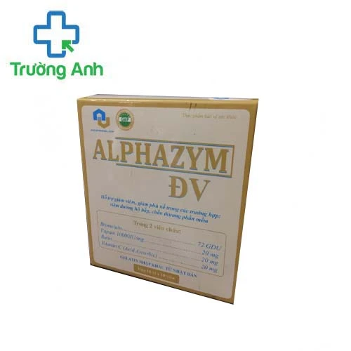 Alphazym ĐV Abipha - Giúp giảm sưng tấy và phù nề
