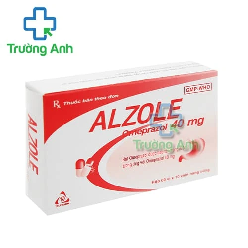 Alzole 40mg TV.Pharm - Thuốc điều trị loét dạ dày - tá tràng