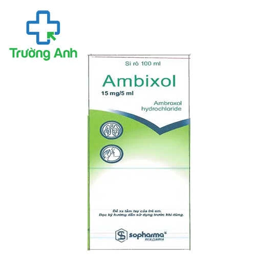 Ambixol 15mg/5ml syrup - Thuốc trị viêm phế quản của Bulgaria