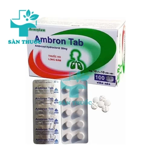 AMBRON TAB Vacopharm - Thuốc trị viêm phế quản hiệu quả