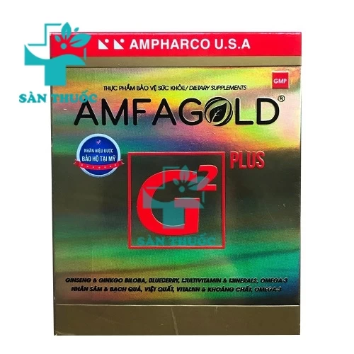 Amfagold G2 Plus Ampharco - Hỗ trợ tăng cường tuần hoàn não