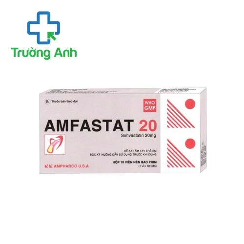 Amfastat 20mg Ampharco USA - Điều trị bệnh lý về tim mạch
