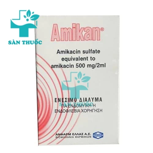 Amikan Anfarm Hellas S.A - Dùng để điều trị nhiễm khuẩn nặng