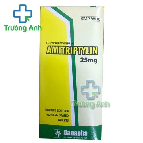 Amitriptylin 25mg Danapha - Thuốc điều trị trầm cảm nội sinh