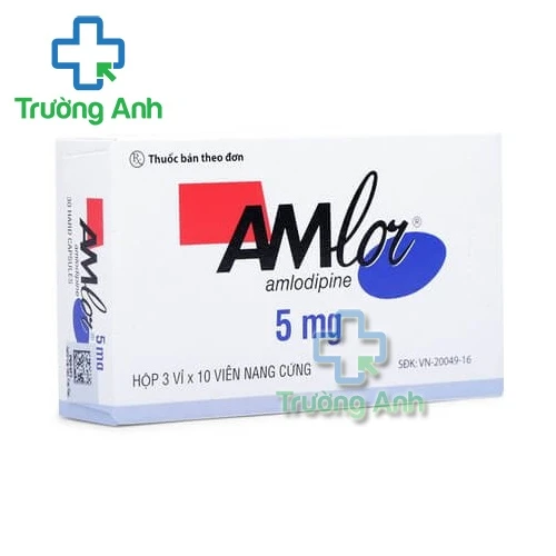 Amlor 5mg Pfizer - Thuốc điều trị huyết áp cao hiệu quả của Pháp