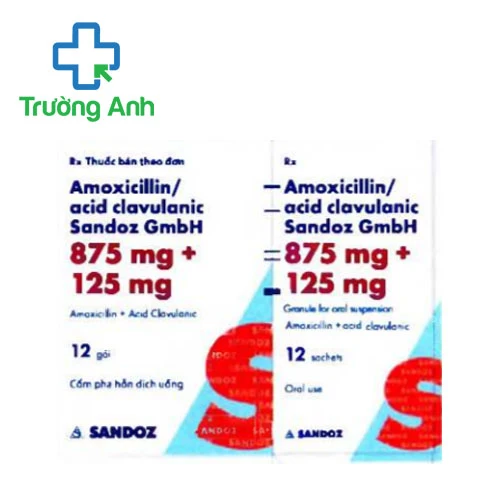 Amoxicillin/acid clavulanic Sandoz GmbH - Thuốc trị nhiễm khuẩn