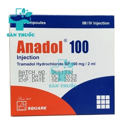 Anadol 100 Greenhill - Giảm đau hiệu quả từ trung bình đến nặng