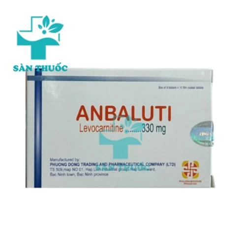 Anbaluti (viên) - Thuốc điều trị thiếu hụt Carnitine hiệu quả