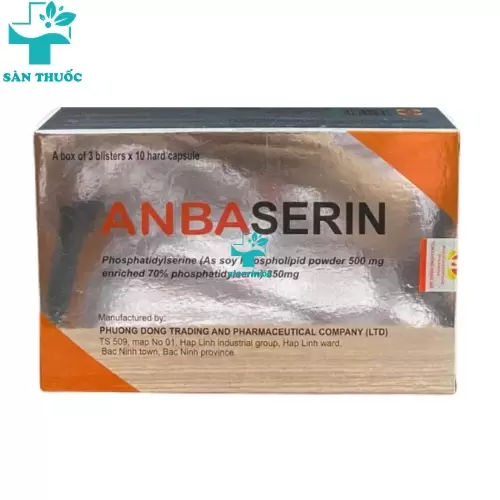 Anbaserin 350mg - Phosphatidylserin 350mg Phuong Dong Pharma