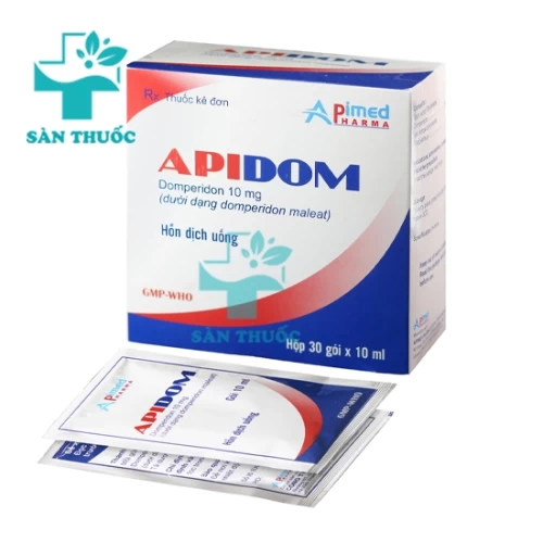Apidom (gói) - Thuốc điều trị triệu chứng buồn nôn của Apimed