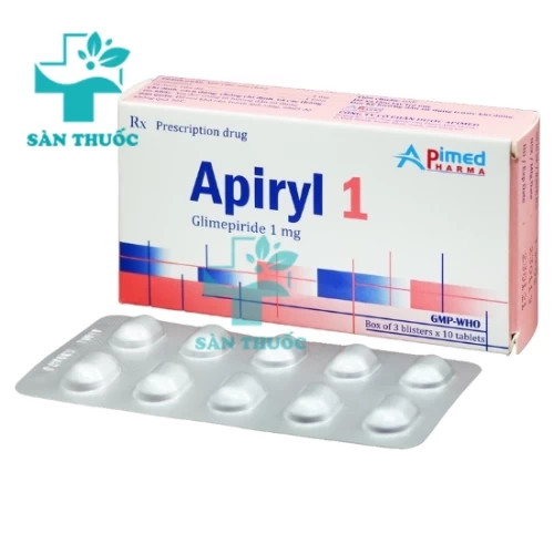 Apiryl 1 - Thuốc điều trị đái tháo đường type 2 của Apimed 