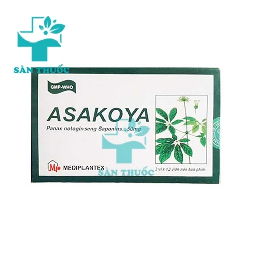 Asakoya 100mg - Thuốc tăng cường lưu thông khí huyết hiệu quả