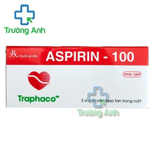 Aspirin - 100 Traphaco - Giải quyết nhanh chóng các cơn đau