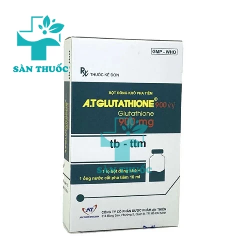 A.T Glutathione 900 Inj - Thuốc điều trị nhiễm độc hệ thần kinh