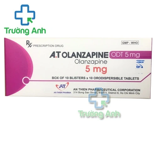 A.T Olanzapine ODT 5 mg - Thuốc điều trị tâm thần phân liệt 
