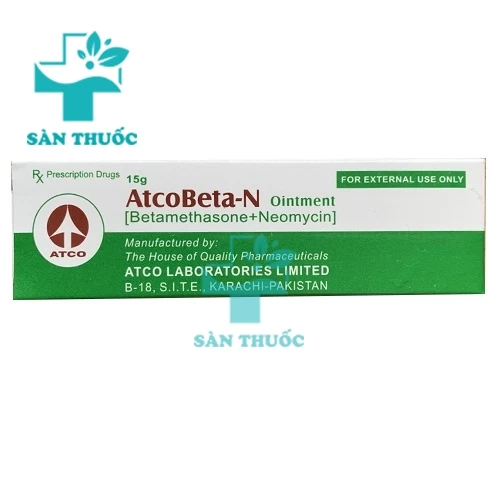 ATCOBETA-N - Thuốc điều trị viêm da, côn trùng cắn của Pakistan (10 hộp)