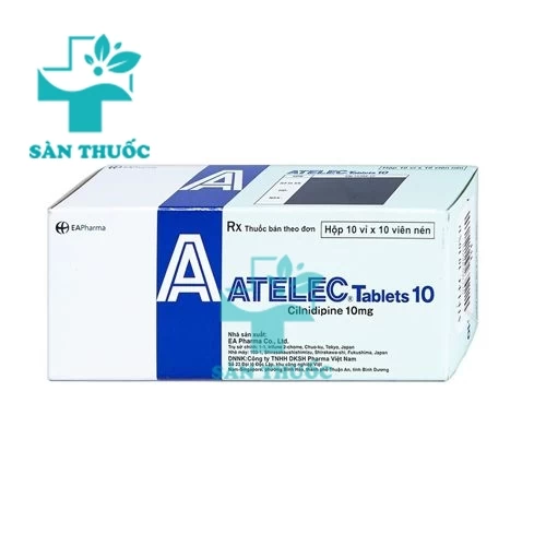 Atelec Tablets 10 - Thuốc điều trị tăng huyết áp của Nhật Bản