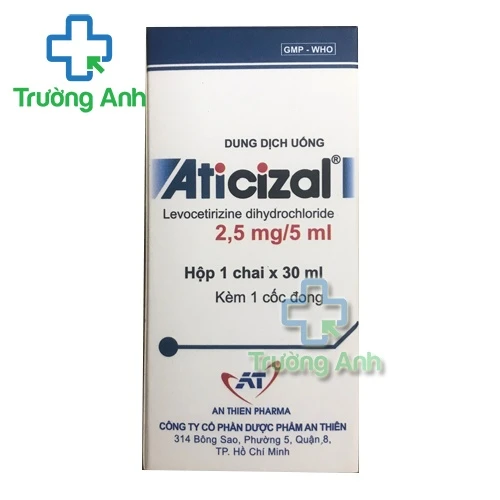 Aticizal 2,5mg/5ml An Thiên (chai 30ml) - Thuốc viêm mũi dị ứng