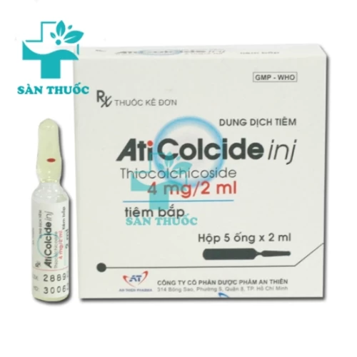 Aticolcide Inj - Thuốc điều trị cơn co thắt, giảm đau của An Thiên