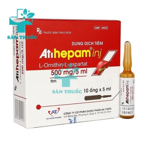 Atihepam inj - Thuốc điều trị viêm gan, hôn mê gan của An Thiên