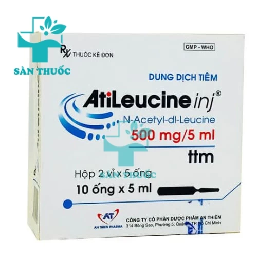 Atileucine 500mg - Thuốc điều trị chóng mặt hiệu quả