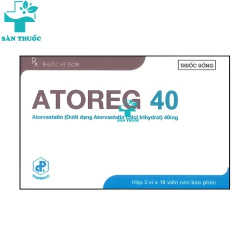 Atoreg 40 - Atorvastatin 40mg Pharbaco