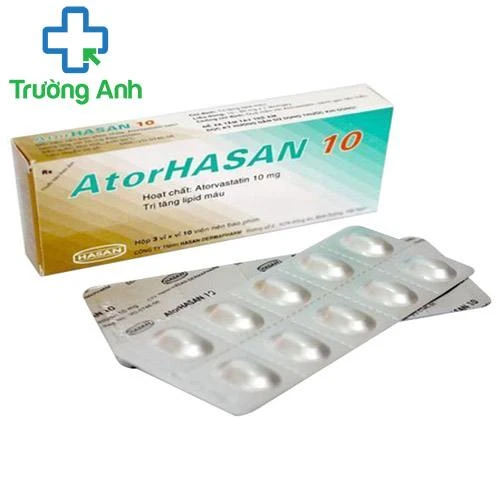 Atorhasan 10 - Thuốc điều trị tăng cholesterol máu hiệu quả