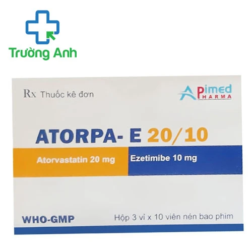 Atorpa- E 20/10 - Thuốc điều trị tăng Cholesterol trong máu