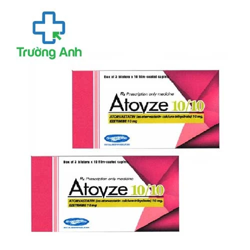 Atovze 10/10 Savipharm - Thuốc điều trị tăng Cholesterol máu