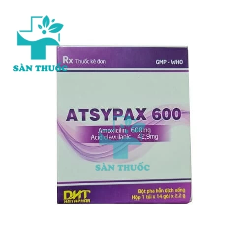 Atsypax 600 Hataphar - Thuốc điều trị nhiễm khuẩn