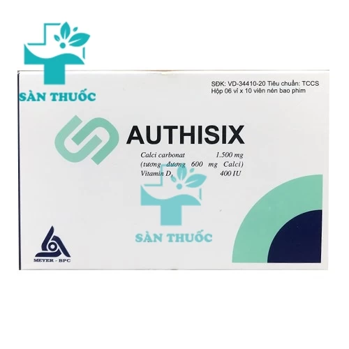 Authisix Meyer-BPC - Điều trị thiếu Calci và vitamin D3 hiệu quả