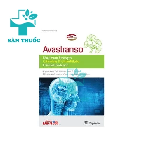 Avastranso Invapharm - Hỗ trợ giảm nguy cơ tai biến mạch máu não