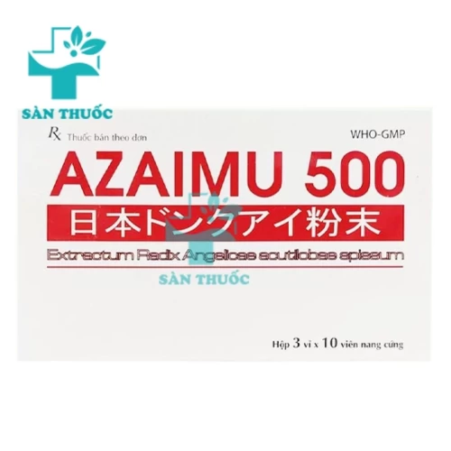 Azaimu 500 - Giúp bổ huyết, điều hòa kinh nguyệt hiệu quả
