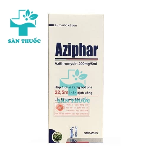 Aziphar chai 15g - Thuốc trị nhiễm khuẩn hiệu quả của Mekophar