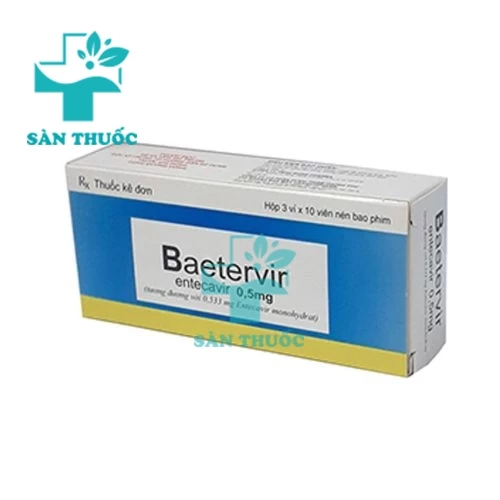 Baetervir - Thuốc điều trị viêm gan B mãn tính hiệu quả