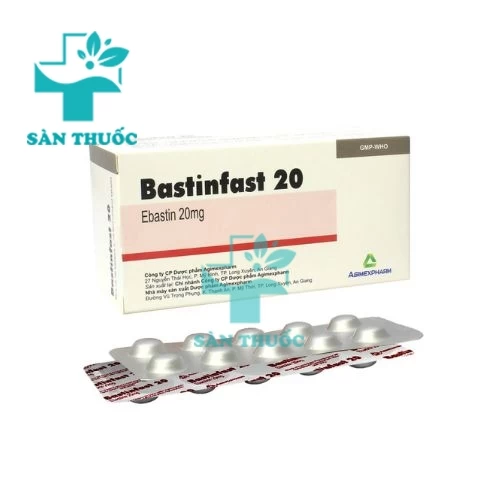 Bastinfast 20 - Thuốc chống dị ứng hiệu quả của Agimexpharm