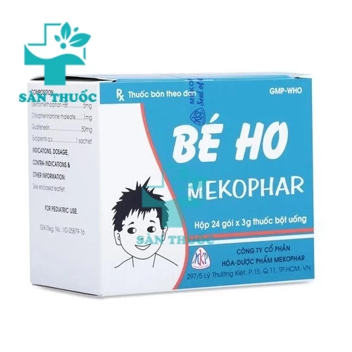 Bé ho Mekophar- Thuốc điều trị ho, cảm cúm hiệu quả của Mekopharm