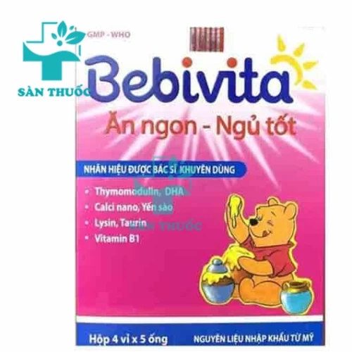 Bebivita Ăn Ngon - Ngủ Tốt High Tech USA - Giúp trẻ ăn ngon miệng