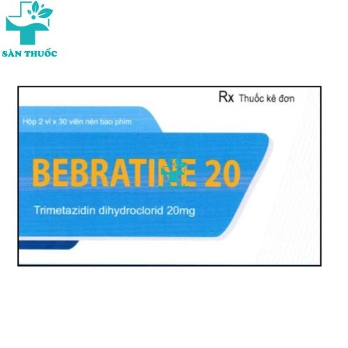 Bebratine 20 - Trimetazidin dihydroclorid 20mg Pharbaco
