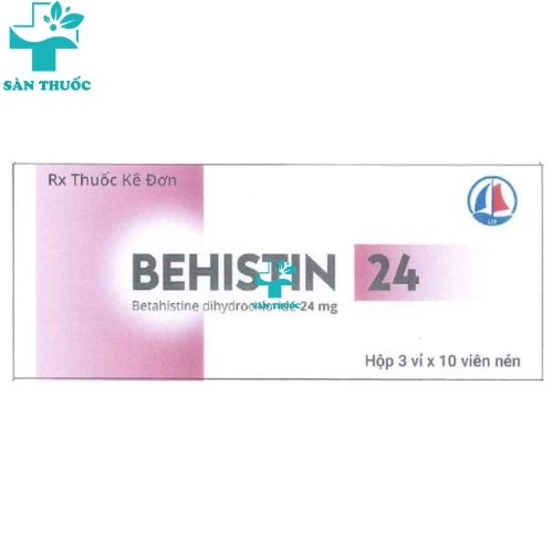 Behistin 24 - Betahistine dihydrochloride 24mg La Terre France