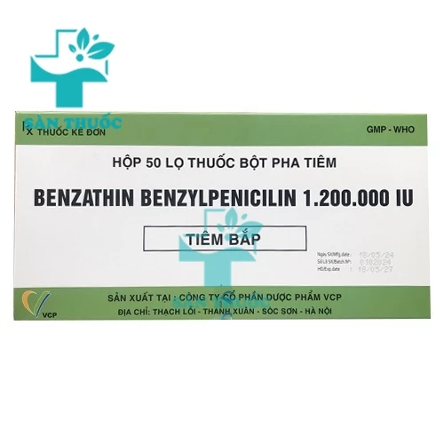 Benzathin Benzylpenicilin 1.200.000IU - Thuốc chống nhiễm khuẩn