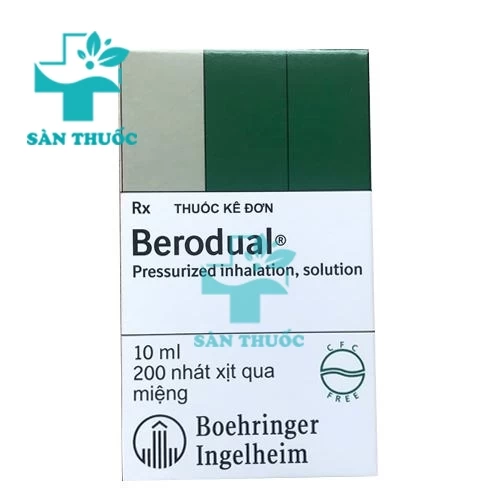 Berodual MDI Spr.200dose.10ml - Thuốc giúp điều trị các bệnh đường hô hấp hiệu quả