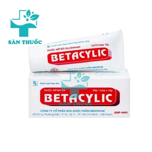 Betacylic Mekophar - Thuốc bôi điều trị viêm da hiệu quả