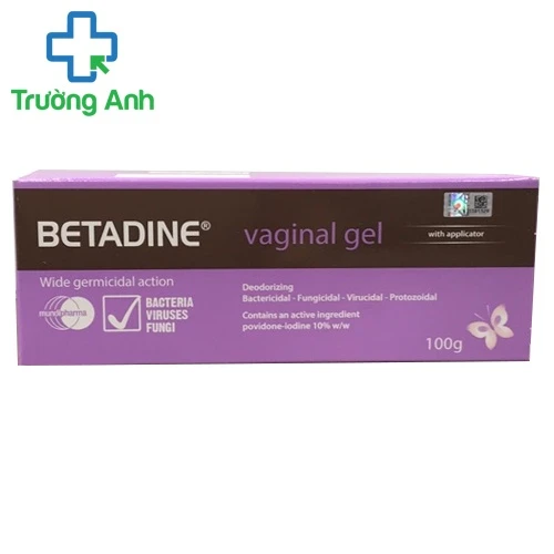 Betadine Vaginal Gel 10% 100g Mundipharma - Sát trùng âm đạo