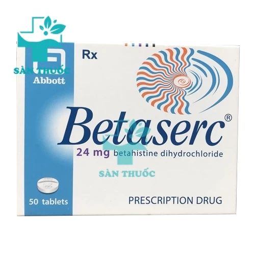 Betaserc 24mg Abbott - Thuốc điều trị chóng mặt của Pháp