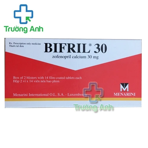 Bifril 30 - Thuốc điều trị tăng huyết áp hiệu quả của Ý