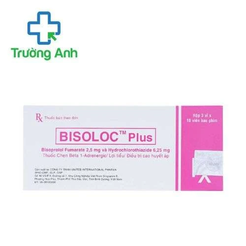 Bisoloc Plus United International Pharma - Điều trị tăng huyết áp